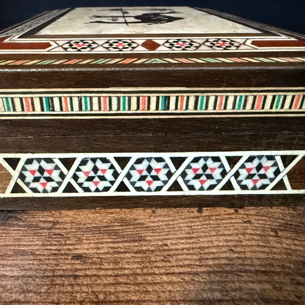 Jewelry Box and/or Storage Box with Camel on Lid
